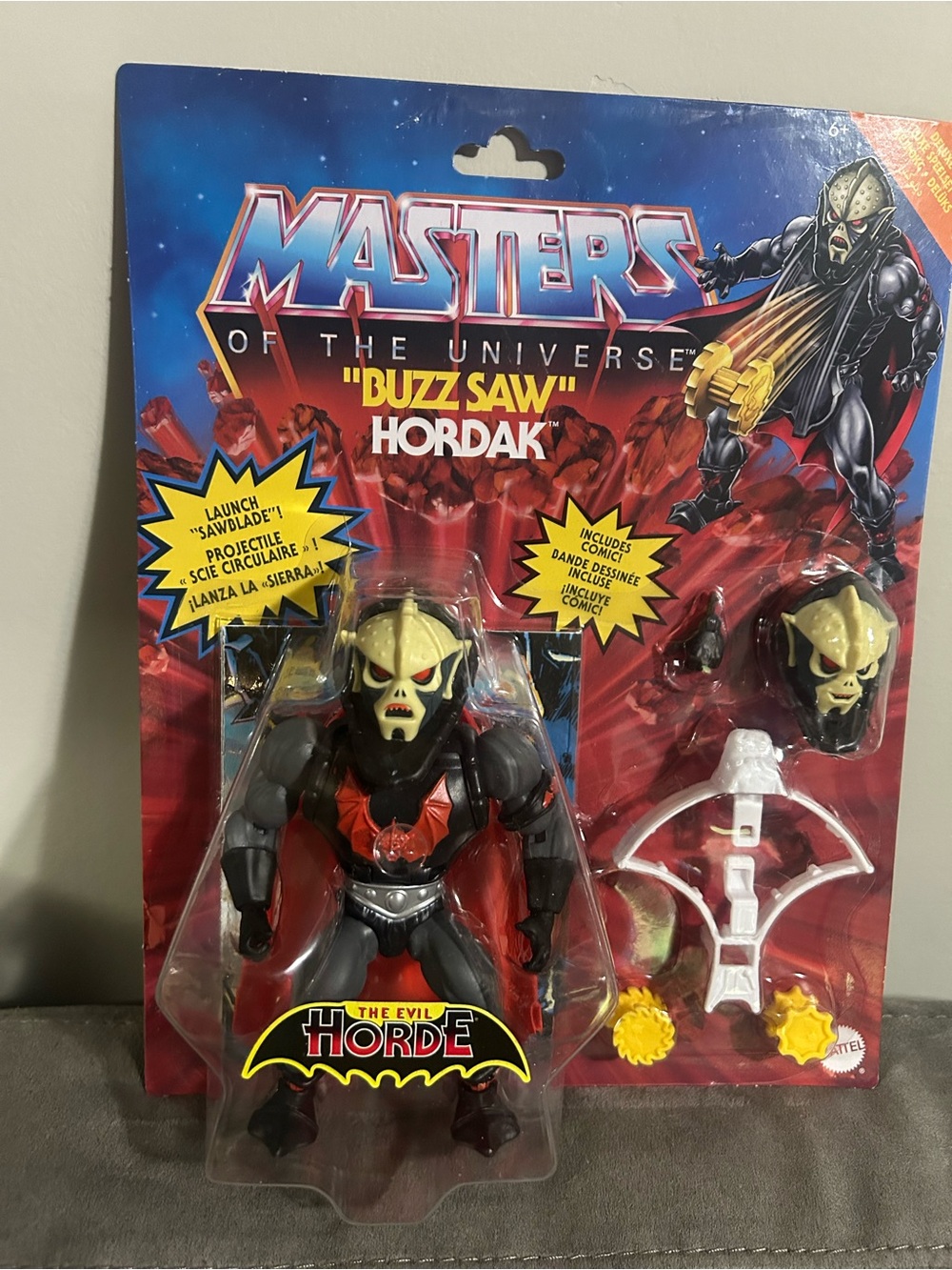 Buzz Saw Hordak Action Figure - Black & Yellow